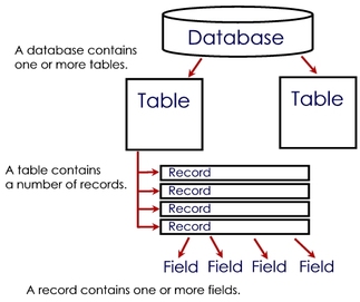 MySQL Database Hierarchy