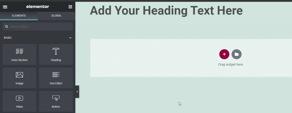 Adding element to canvas