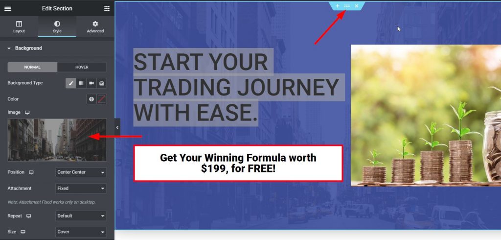 Change background Image