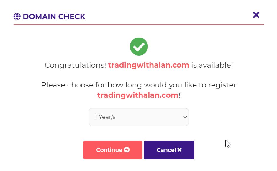 Domain Name Available