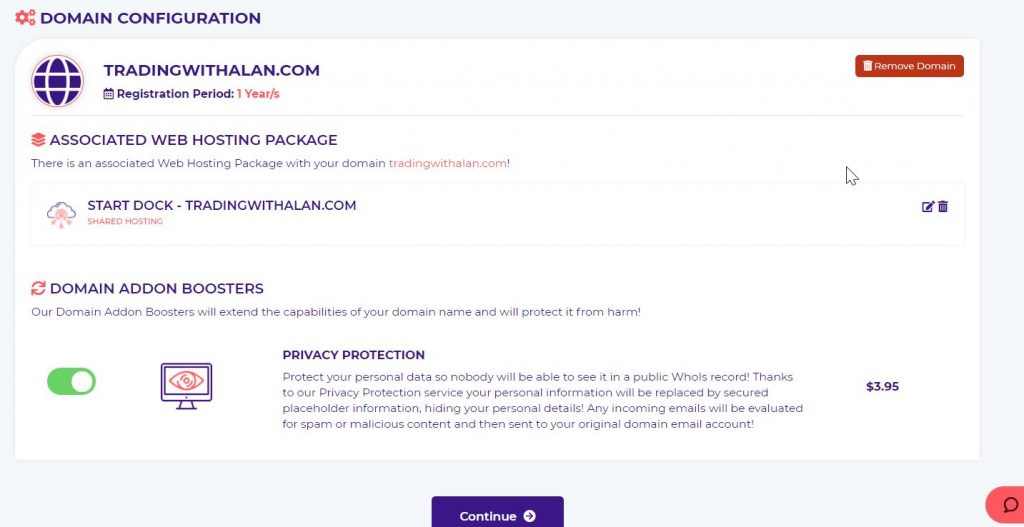 Domain Privacy Protection