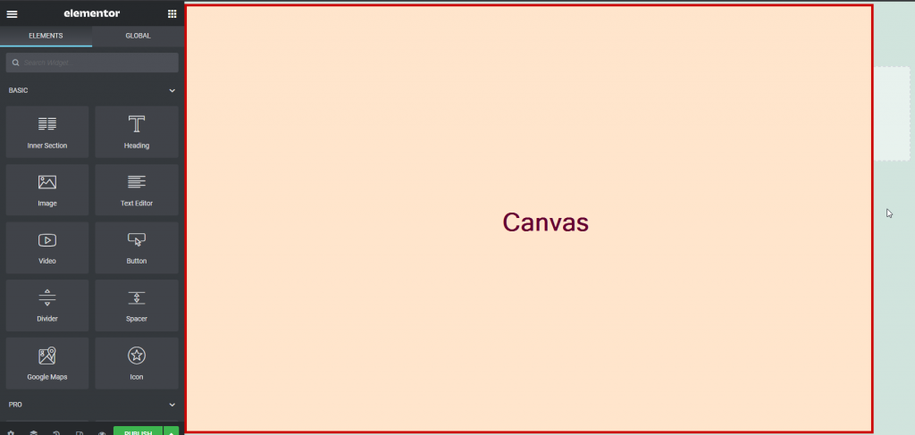 Elementor Canvas
