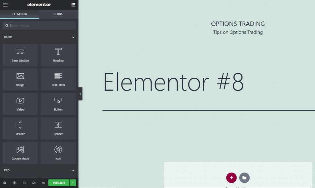 Elementor Editor