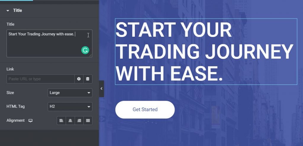 Sample site Edit the headline