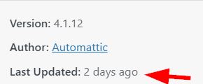 plugin last updated